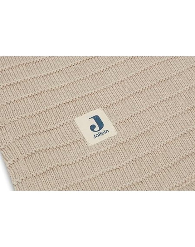 Jollein Pure Knit Nougat Velvet antklodė 75x100 cm