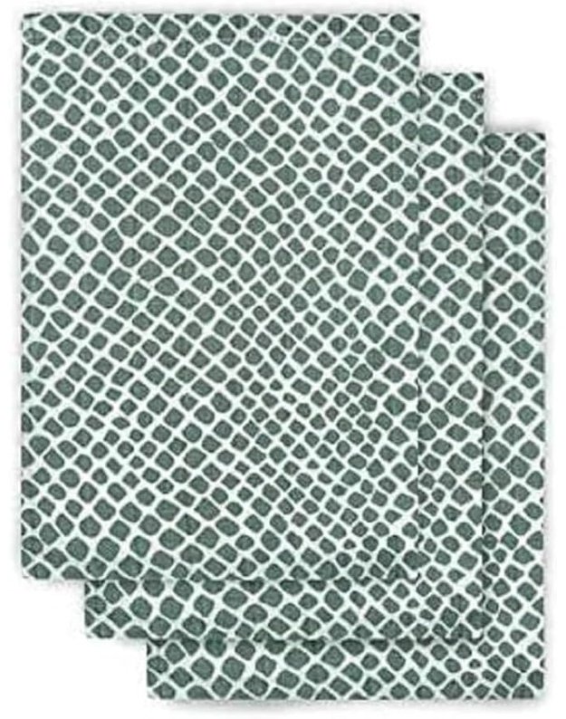 Jollein medvilninės plaunamos &scaron;luostės Ash Green 3 vnt.