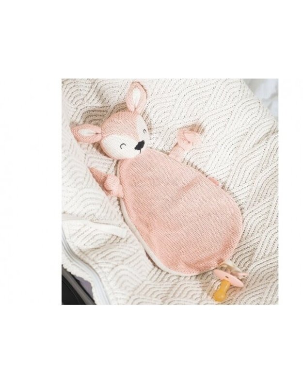 Jollein čiulptuko ar kramtuko laikiklis  Elnias  Pale Pink