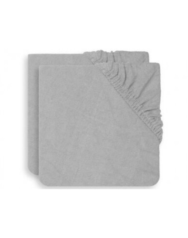 DEVELOPMENT BOARD SHEETS JOLLEIN 50X70CM TERRY Soft grey 2pcs