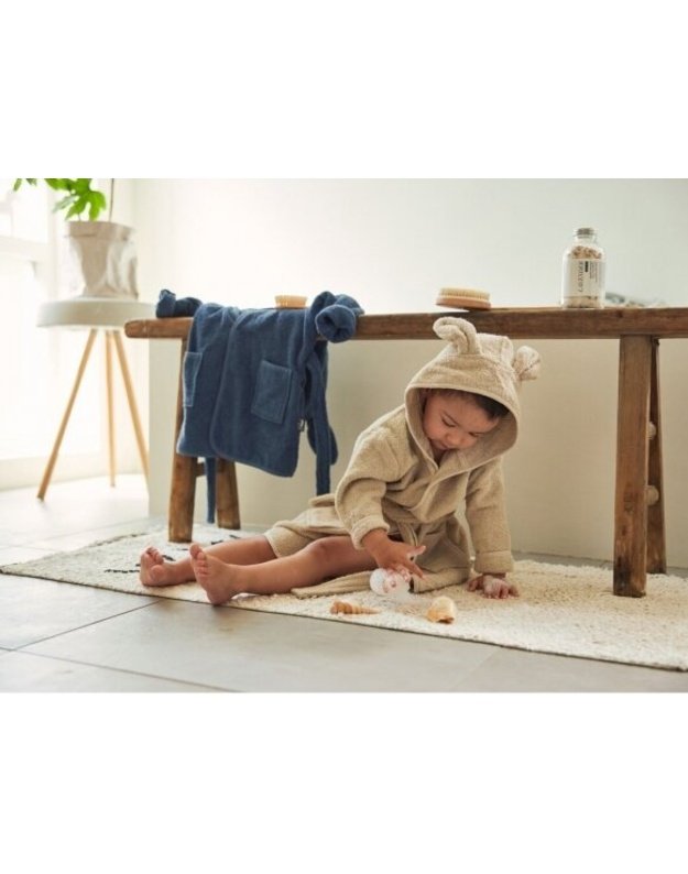 Jollein Terry Bathrobe 3–4 years Nougat – soft & cozy kids robe