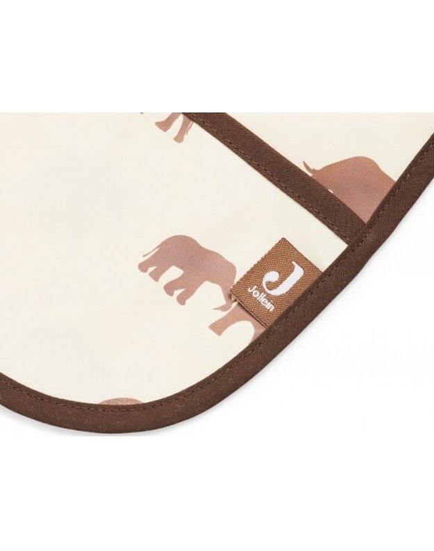Jollein bib with sleeves, waterproof Savannah