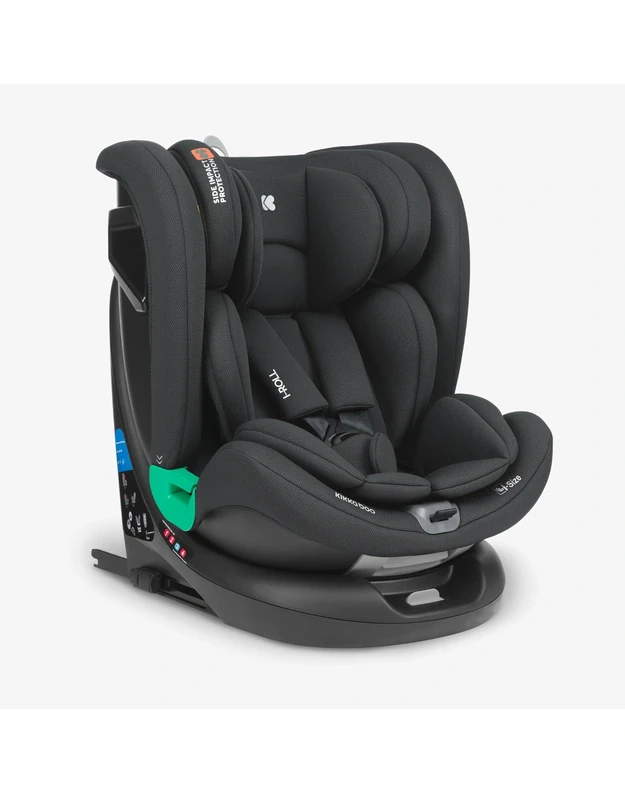 Automobilinė kėdutė   Kikka Boo i-Roll Black – i-Size (40-150 cm)