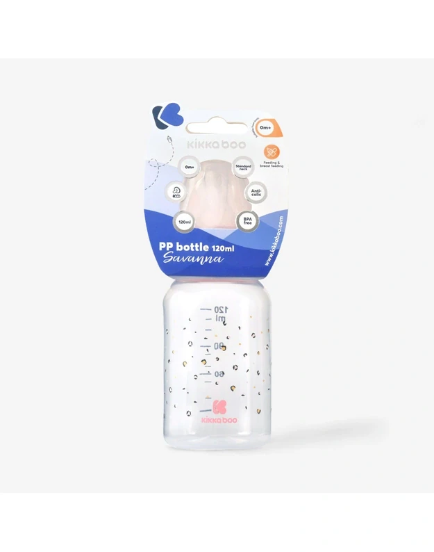 Savanna Pink PP feeding bottle 120 ml