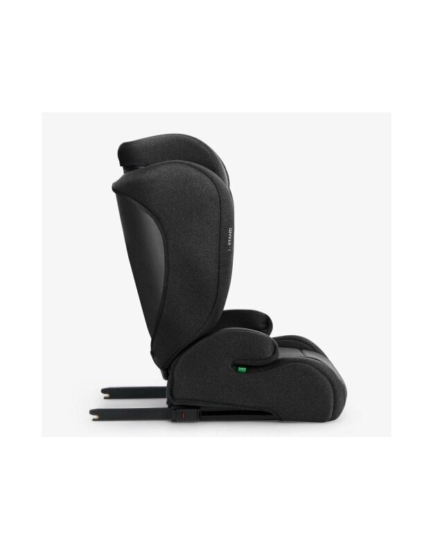 Automobilinė kėdutė KikkaBoo i-Stand i-size 100-150cm Black
