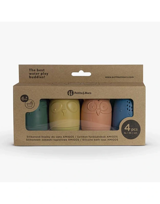  Petite&Mars Amigos bath toys