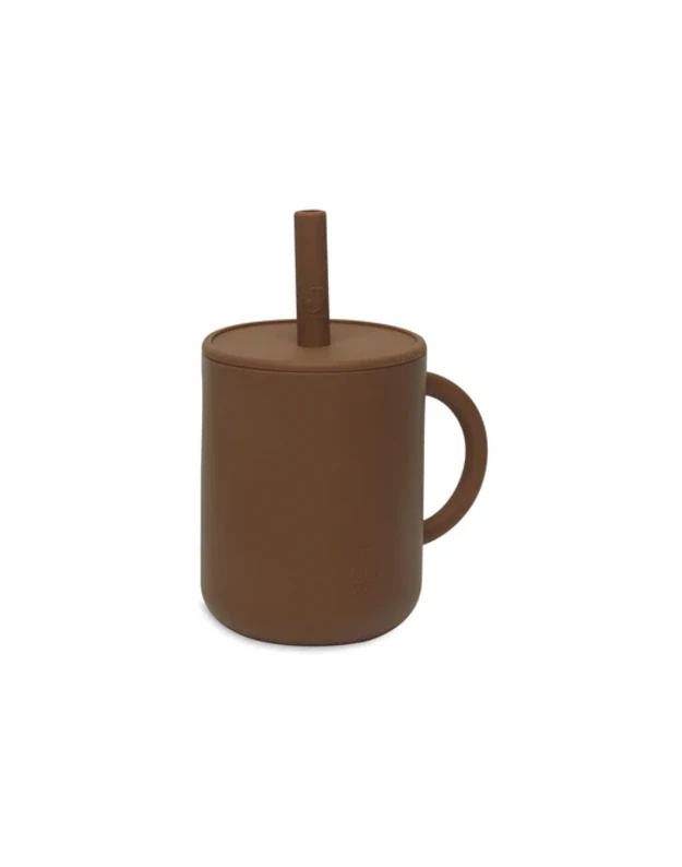 Jollein Silicone Straw Cup Caramel