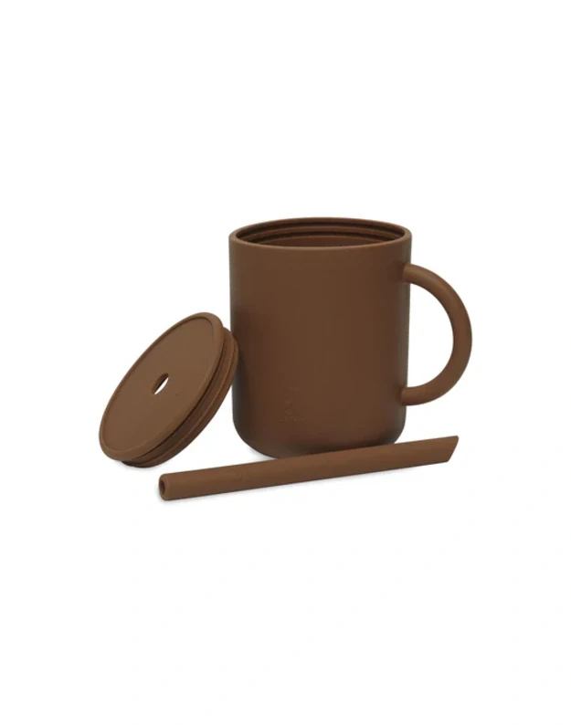 Jollein Silicone Straw Cup Caramel