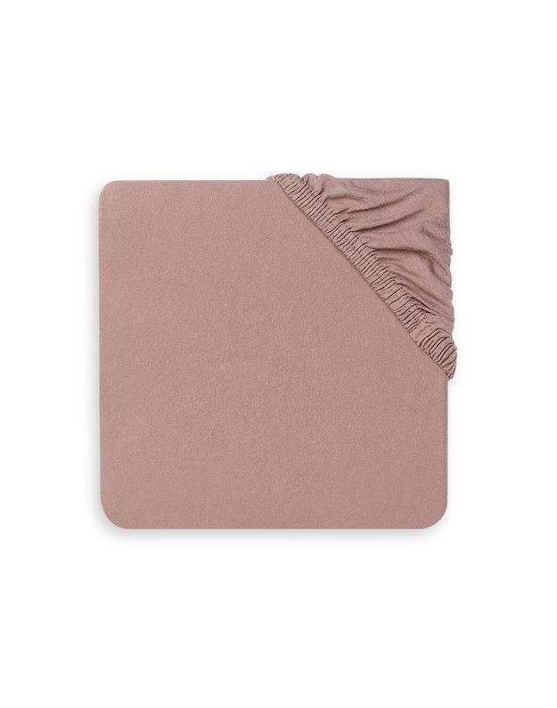 Jollein Fitted Sheet Jersey 60x120 cm Chestnut