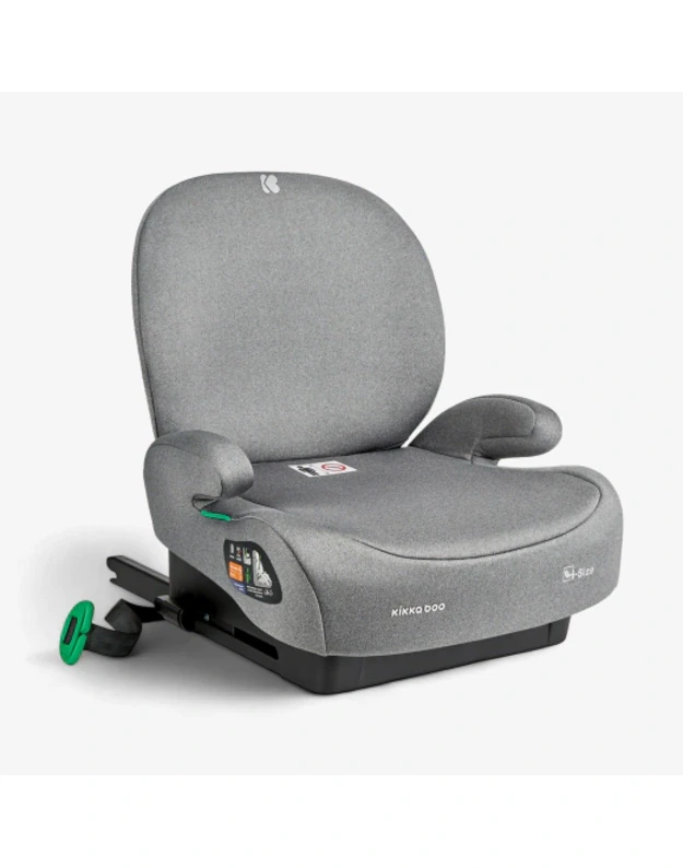 KikkaBoo i-Boost Light Grey Car Booster Seat 