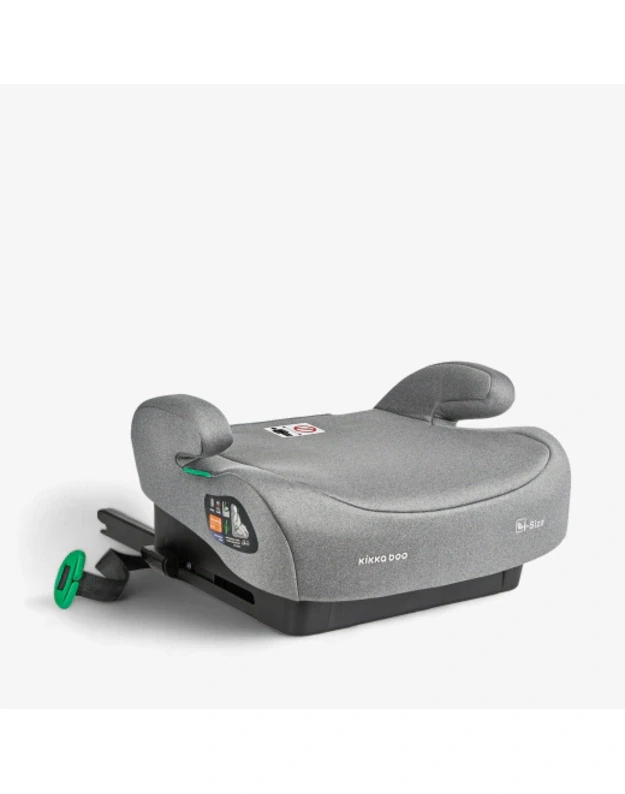 KikkaBoo i-Boost Light Grey Car Booster Seat 