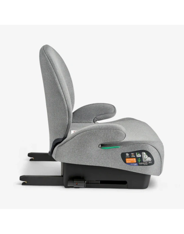 KikkaBoo i-Boost Light Grey Car Booster Seat 