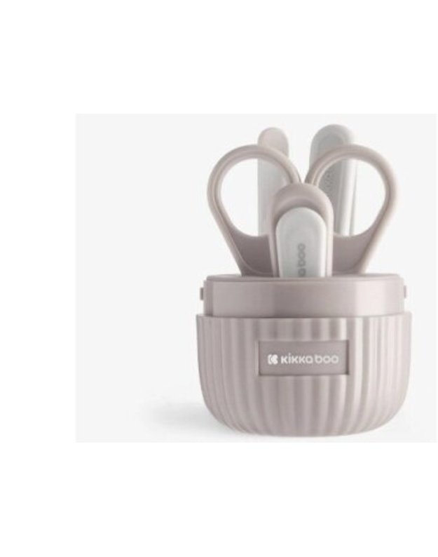 KikkaBoo kūdikio manikiūro rinkinys, 4 dalių Beige