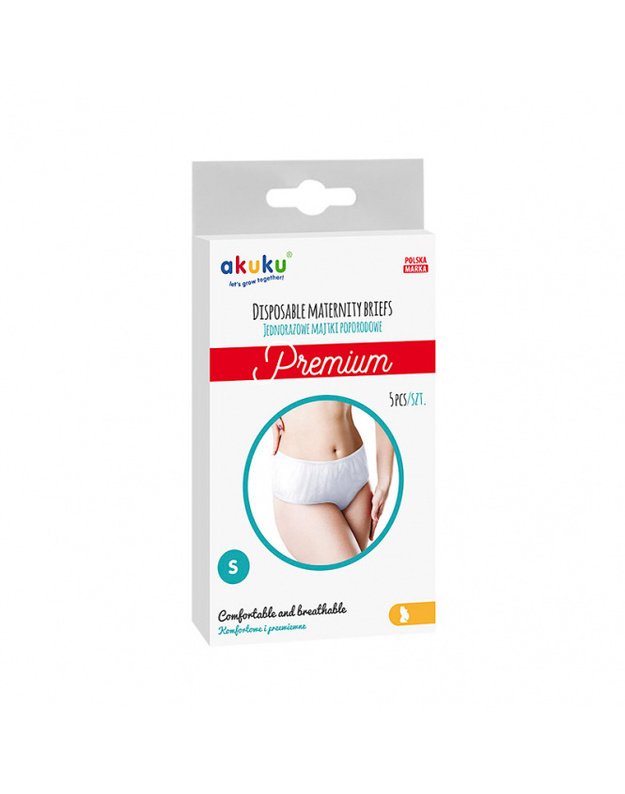 Akuku vienkartinės kelnaitės po gimdymo, Premium, Dydis XL, 5 pcs, A0552